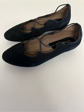 Women’s Earthies by earth Black Suede Slip-On Ballet Flats

Size 7